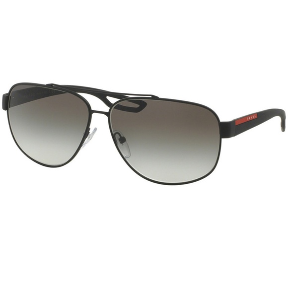 Prada Linea Rossa Other - Prada Linea Rossa Sunglasses Black Rubber Gradient